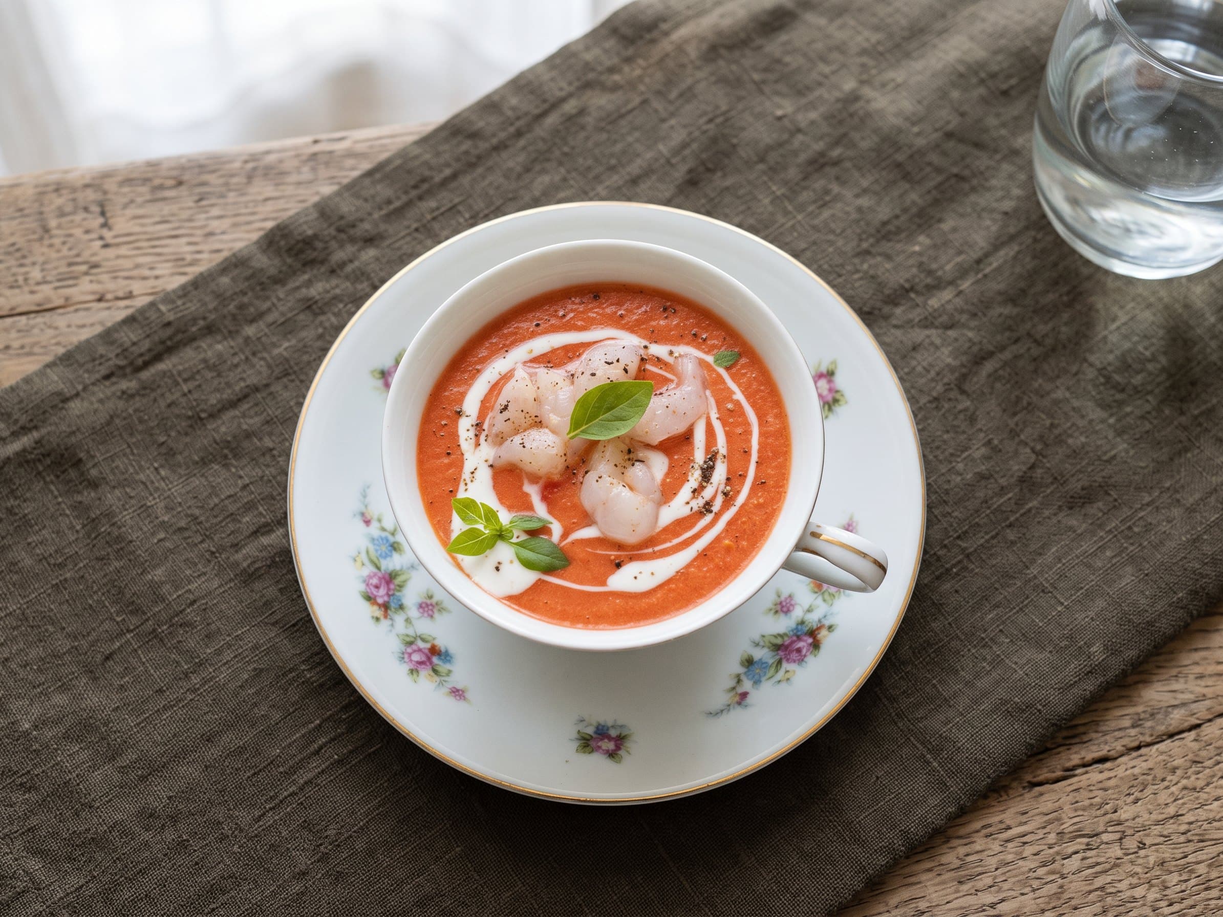 Quick Gazpacho with Tomato Juice
