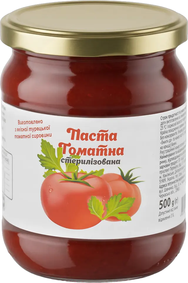 Tomato Paste, Sterilised